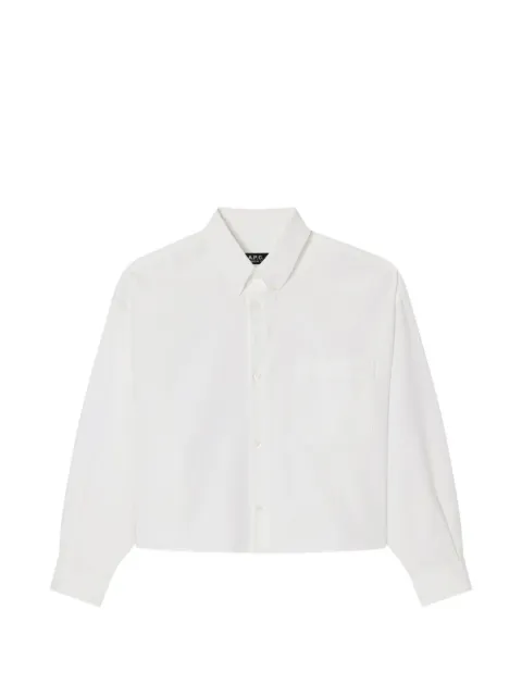 A.P.C. Sophia logo shirt White COHNAF12632