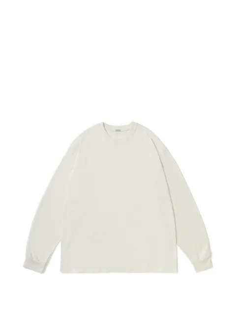 A.PRESSE long-sleeve crew-neck sweater Neutrals 26AAP0502