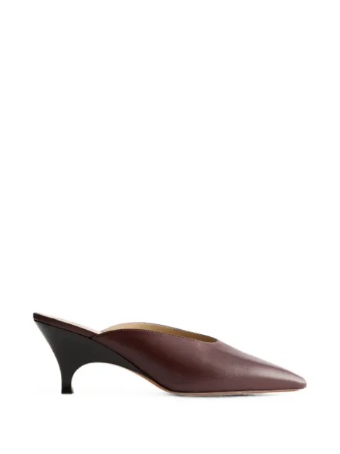 Le Monde Beryl Petra pointed-toe mules Red PETLEA