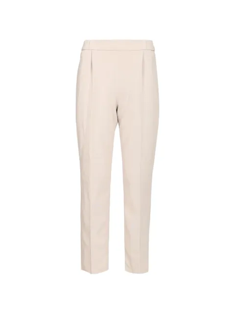 CFCL tapered-leg pintuck-knit trousers Neutrals CF012KF208