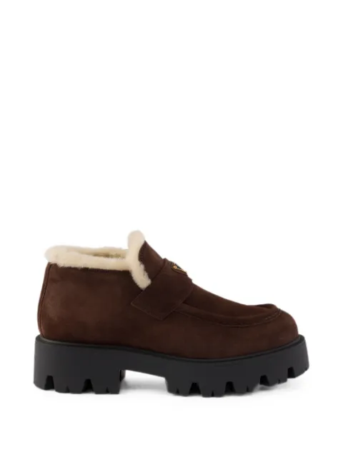 Prada suede loafers Brown 1D594OFZF50054