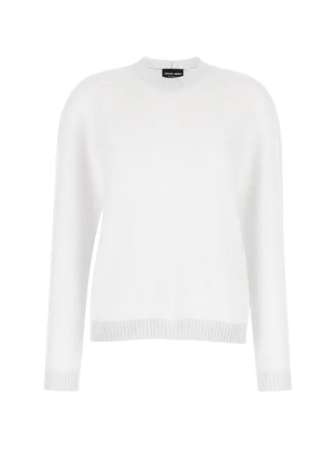 Giorgio Armani long-sleeve sweater White GW004399AF30261