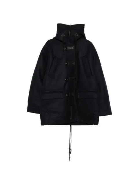 G-Star RAW toggle-fastening hooded coat Blue D30672D214
