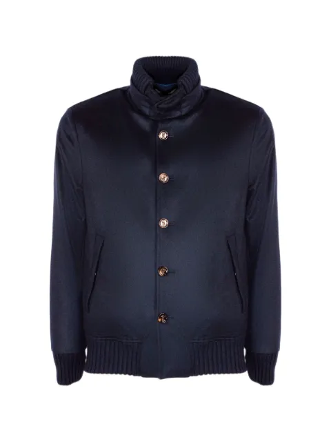 Kired cashmere bomber jacket Blue WRONDE2W681801900