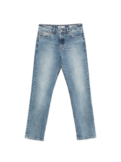 LOIS JEANS washed straight-leg denim jeans Blue 3547