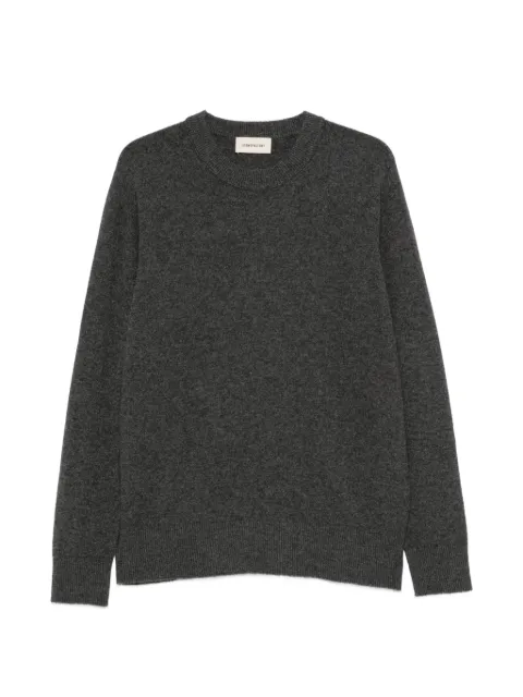 atomo factory crew-neck ribbed-trim sweater Grey AI26AFU01