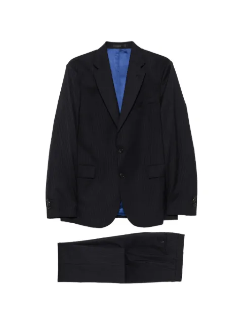 Paul Smith pinstripe-pattern single-breasted suit Black M1R2259KW03071
