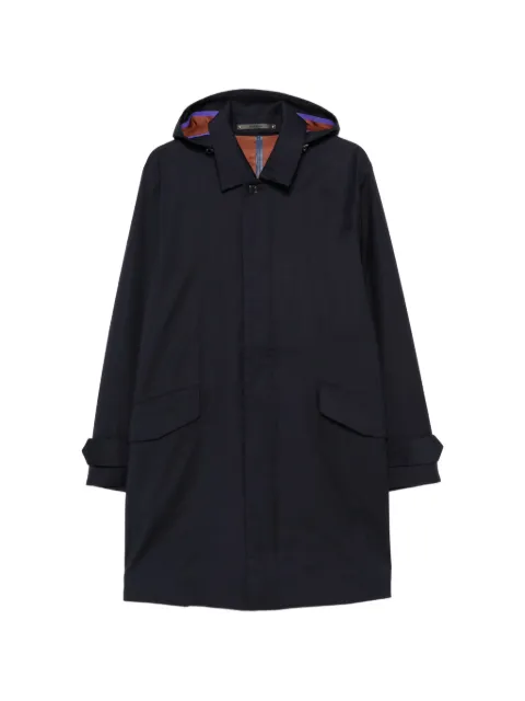 Paul Smith Travel hooded coat Blue M1RA153W03077