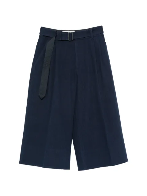 G-Star RAW belted pleated culottes Blue D30216E664