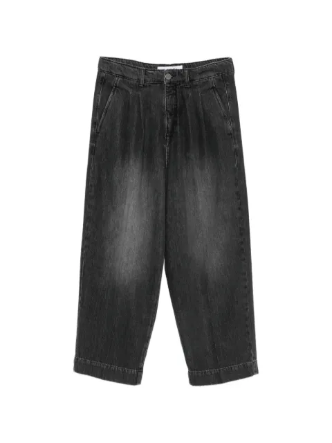 ROSSI Noa pleated jeans Black 0700439384