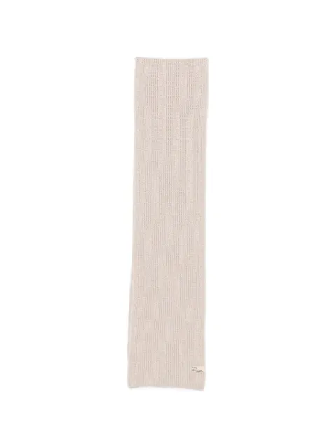 A.P.C. Sasha ribbed-knit scarf Neutrals WVBBRM15264