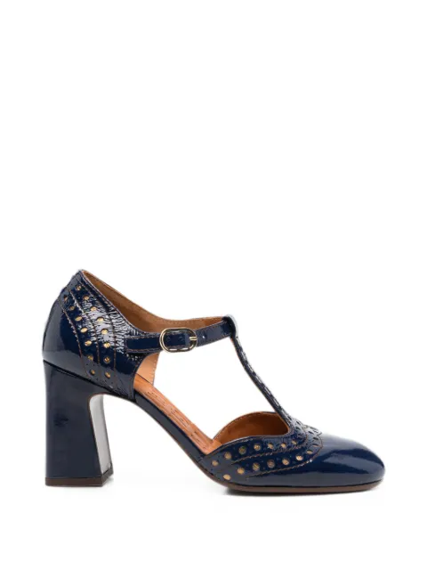 Chie Mihara Mante T-bar heeled pumps Blue MANTE49