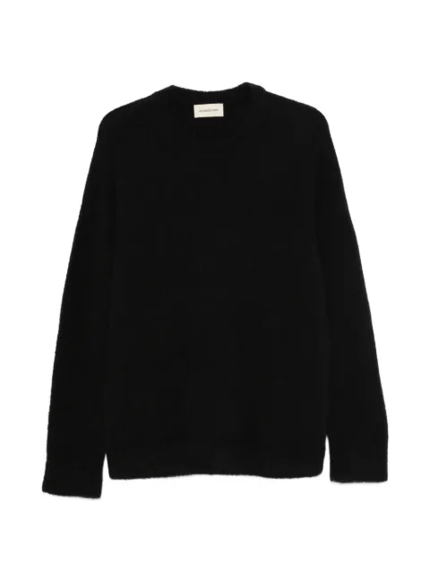 atomo factory crew-neck long-sleeve sweater Black AI26AFU16