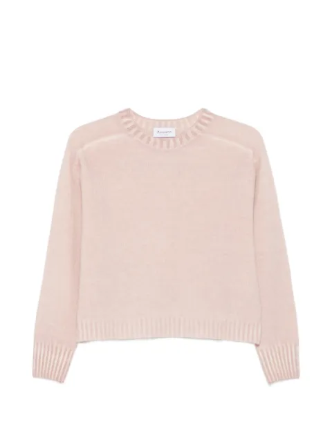AROVESCIO crew-neck sweater Pink FW26F011W361515