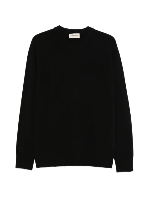 atomo factory crew-neck long-sleeve sweater Black AI26AFU01