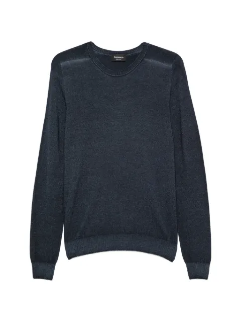 AROVESCIO crew-neck knit Blue FW26F002M300102