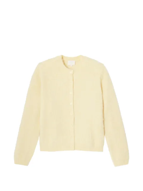A.P.C. crew-neck cardigan Yellow WPABQF22367