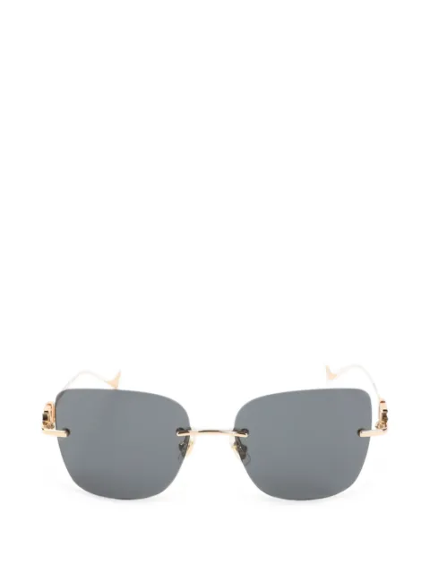 VALENTINO GARAVANI EYEWEAR VLogo rimless sunglasses Grey VG0033S