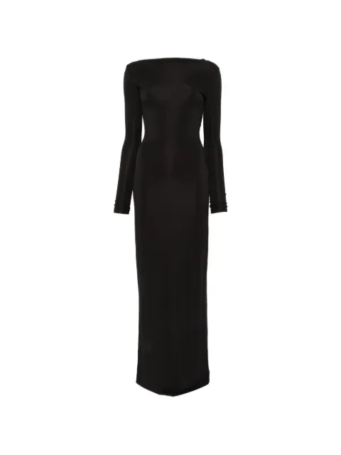 Cult Gaia Armand long-sleeve maxi dress Black WVGW34746YV340