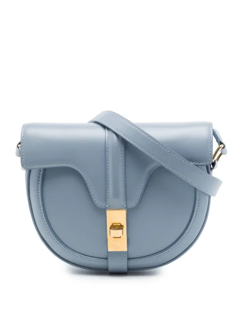 Celine Pre-Owned 2020 Small Calfskin Besace 16 crossbody bag Blue 3TZC7DPKSEVVLKP9