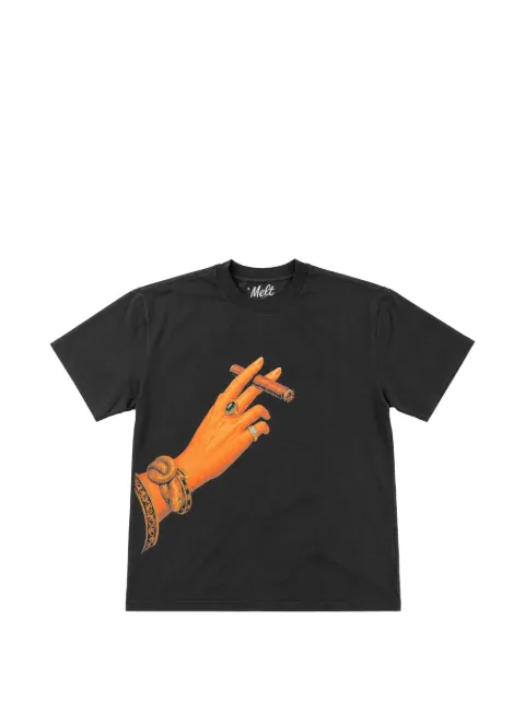 Melt short-sleeve T-shirt Black MS5428