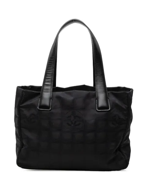 CHANEL Pre-Owned 2003-2004 New Travel Line Nylon tote bag Black XBOZVQB4NZVW70X0