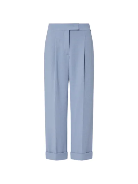LIU JO mélange trousers with cuff Blue CF6172T793AL9593