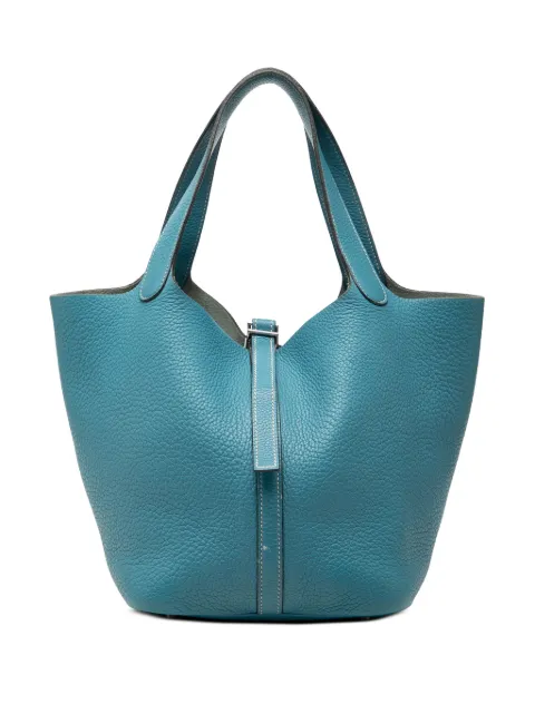 Hermès Pre-Owned 2007 Clemence Picotin 22 handbag Blue HYLXSGKYGIMMDXEW