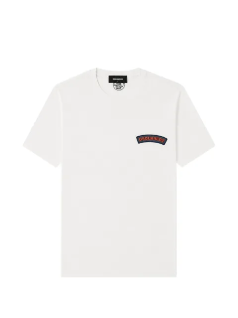 DSQUARED2 logo-patch T-shirt White S74GD1595D20106100