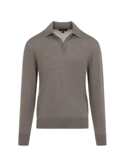 Sease Lasca long-sleeve polo shirt Neutrals WP032XG004