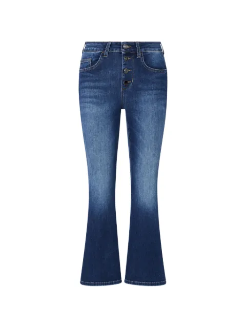 LIU JO bootcut jeans with jewel buttons Blue UF6040D479779078