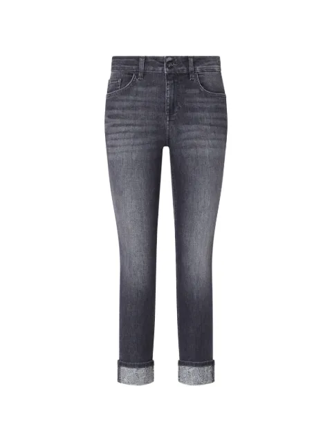 LIU JO skinny jeans with embellishments Grey UF6006D030587506