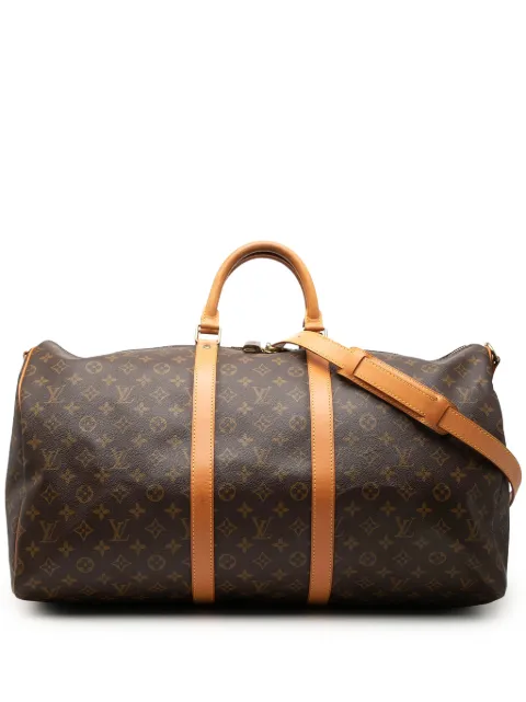 Louis Vuitton Pre-Owned 1993 Monogram Keepall Bandouliere 55 travel bag Brown JPV8S66K2GDI0L7K
