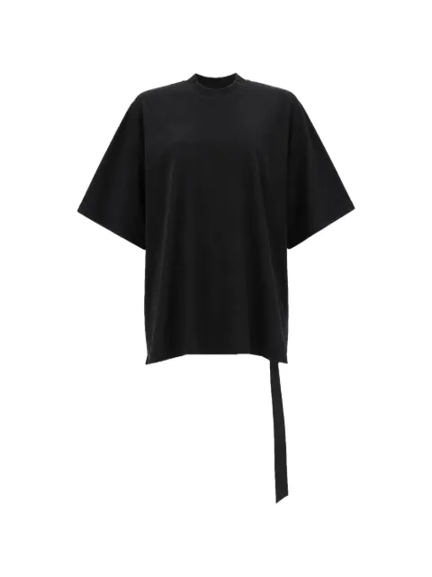 Rick Owens DRKSHDW Jumbo strap-detail crew-neck T-shirt Black DS02F6204RN09