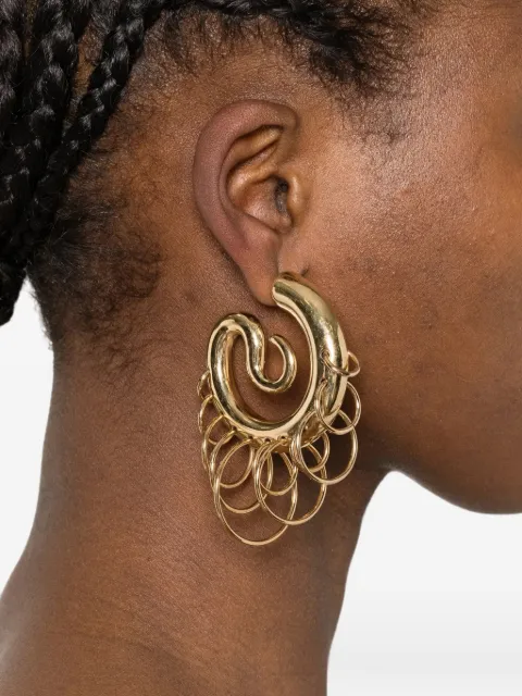 Panconesi serpent hoop earrings Gold CAOEA615P