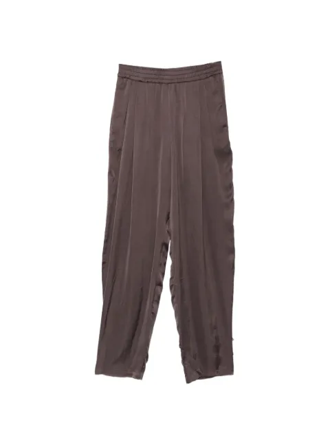 THE ANDAMANE Renee elasticated-waistband trousers Brown T200467B