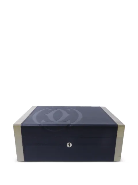 Cartier logo-detail humidor cigar box Black NA