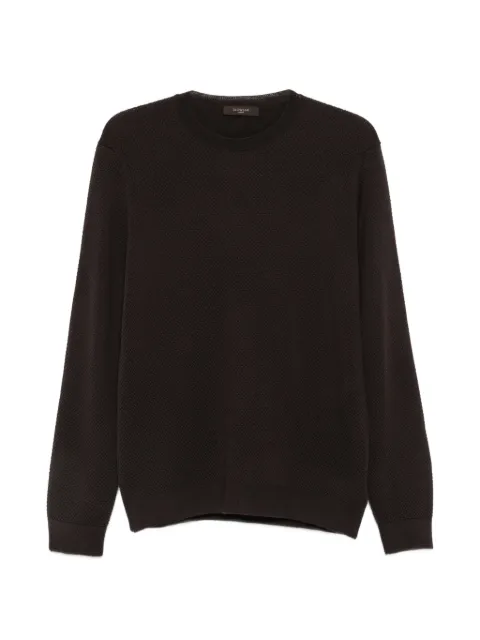 slowear waffle-knit sweater Brown 810234ZN204