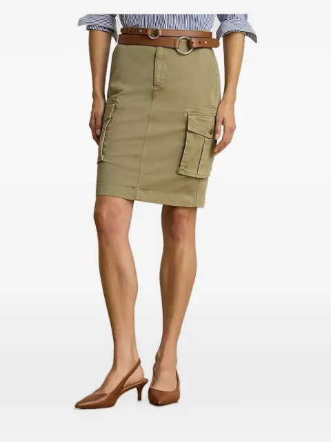 Lauren Ralph Lauren cargo-pocket mini skirt Green 200B24614001