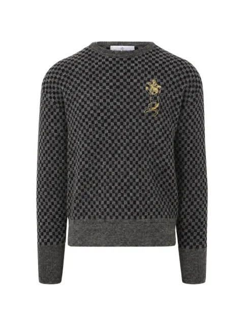 Vivienne Westwood Checkmate jumper Grey 2701003GC00AF