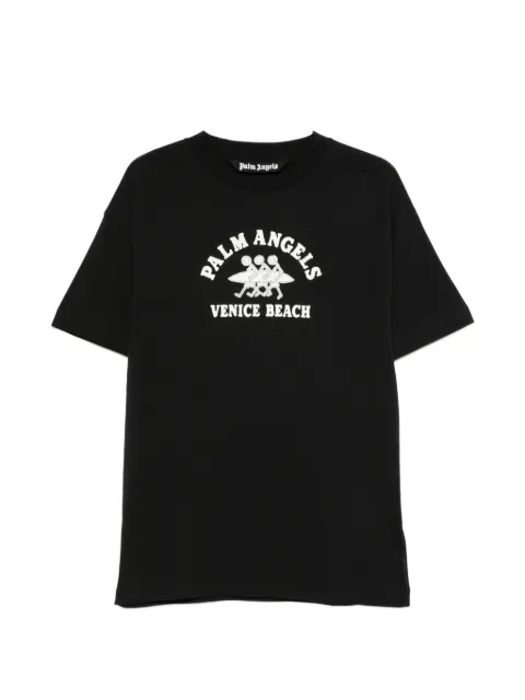 Palm Angels Venice Beach graphic-print T-shirt Black PAMAA001JR0131003