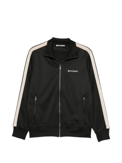 Palm Angels embroidered-logo zip-up sweatshirt Black PAMBD001FB001