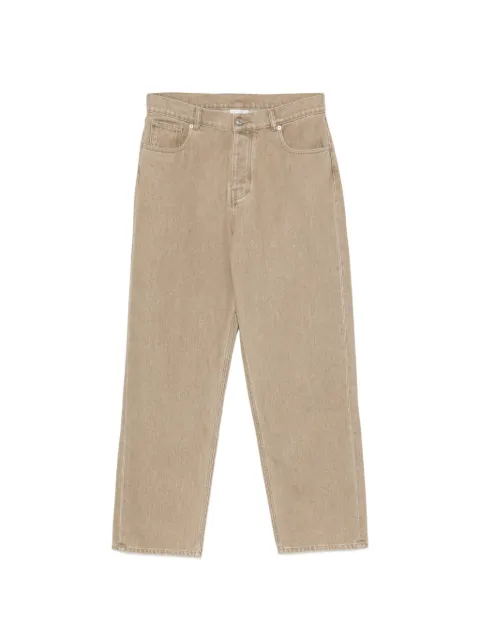 Drôle De Monsieur belt-loop straight-leg jeans Neutrals BP199CO307