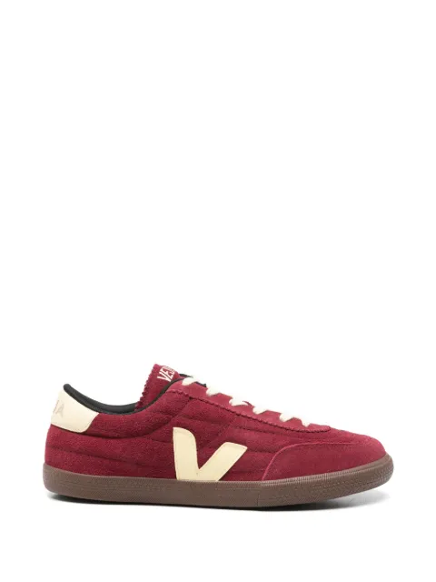 VEJA suede logo-patch sneakers Red FU0320897