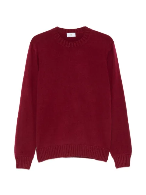 Magazzino Ricambi ribbed-trim sweater Red 80