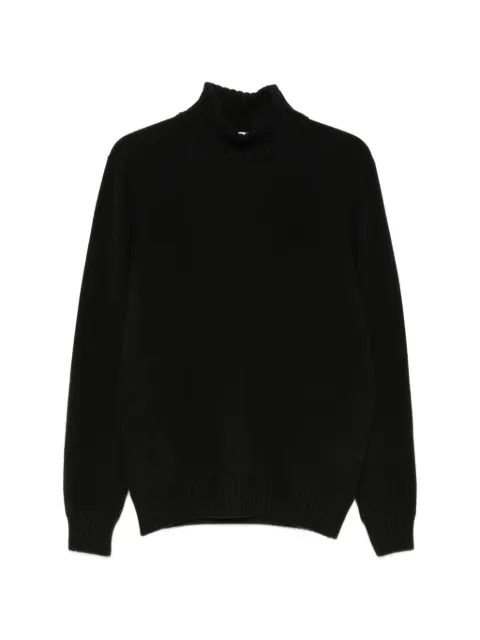 Magazzino Ricambi ribbed-knit roll-neck sweater Black 82