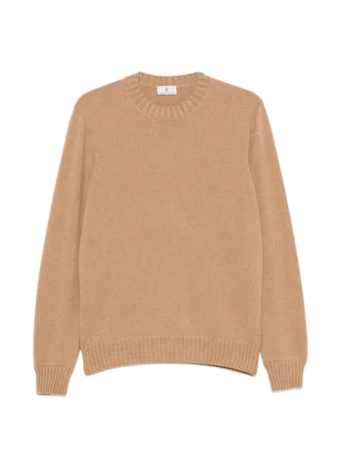 Magazzino Ricambi ribbed-trim crew-neck sweater Neutrals 80