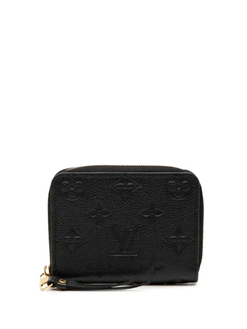 Louis Vuitton Pre-Owned 2018 Monogram Empreinte Zippy coin pouch Black 653Z8P2RXNYHODZG