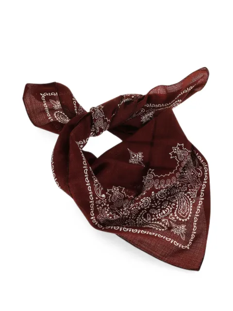 Destin Judy paisley-print scarf Red JUDY