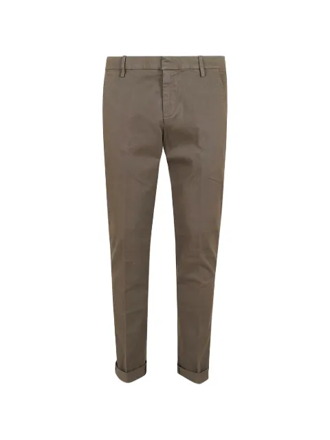 DONDUP straight-leg turn-up trousers Grey UP235GSE043UPTD